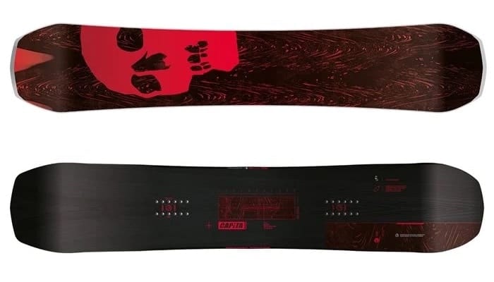 Capita Black Snowboard of Death All-Mountain Snowboard 2025