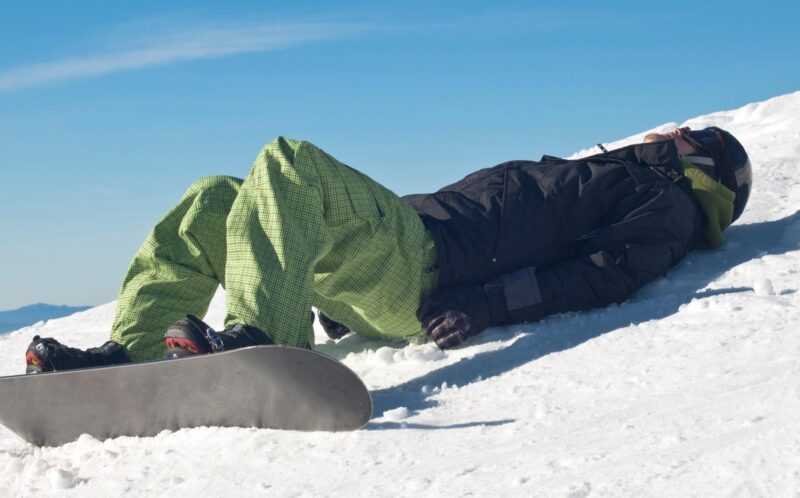 Snowboarding foot pain