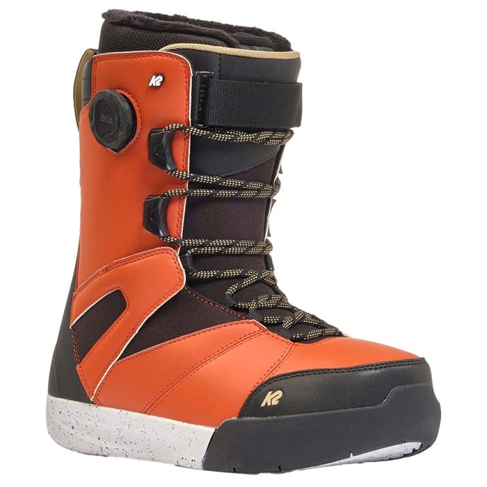k2 overdraft snowboard boots - red