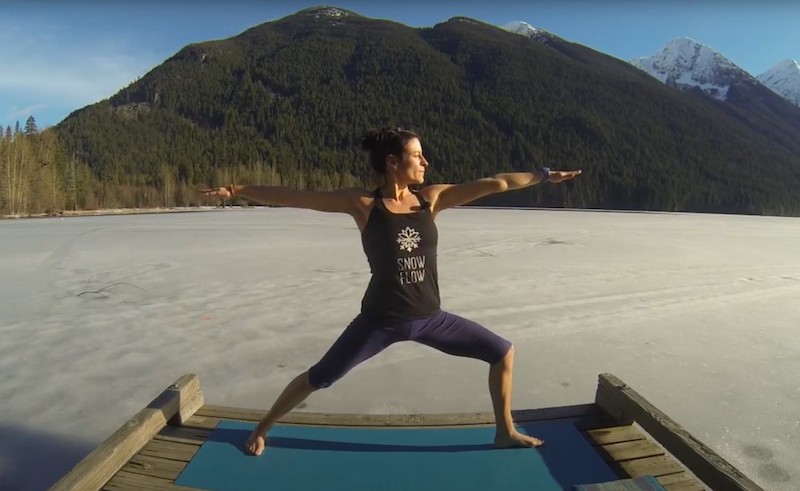 Snowboard workout - Yoga